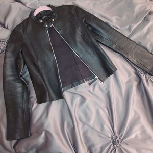 Zara leather jacket